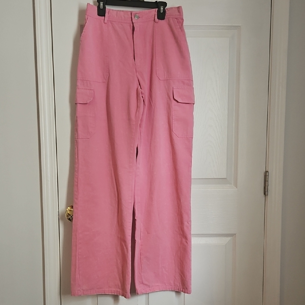 Pink Cargo Pants